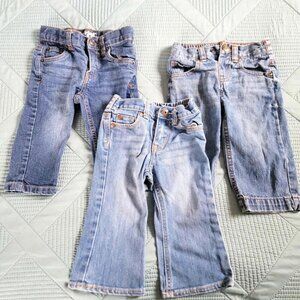 🔥5 FOR $25🔥12M Baby Blue Jeans Bundle 3 for 1 (Cat & Jack, OshKosh, Healthtex)